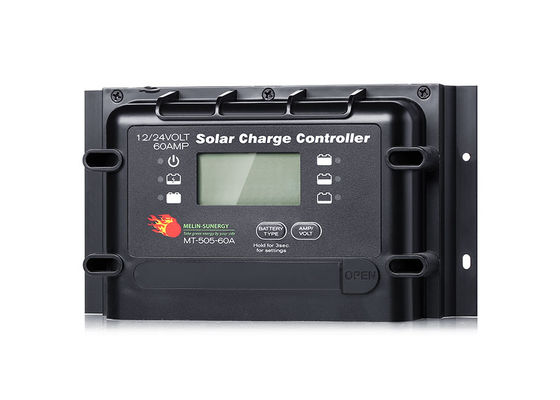 LCD LED IP22 60A 50A PWM Regulador Solar Para AGM GEL WET Baterias LTO de cálcio LiFePO4
