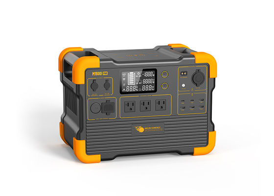 Gerador Solar Portátil de 2000W com Bateria de Lítio NCM de 1450Wh e Saída AC de 110V/220V