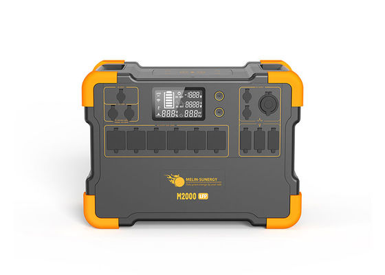 Inverter de onda senoidal pura Bateria de lítio portátil Gerador solar 1200W Painel solar