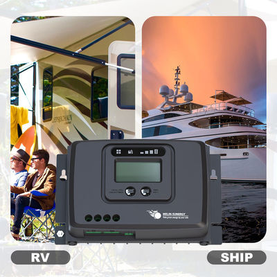 Bom preço Controlador de Carga Solar MPPT Inteligente com 7 Tipos de Bateria Adequados, Algoritmo MPPT de Alta Eficiência e Indicador LCD + LED em Tempo Real on-line