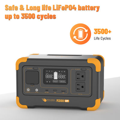 Bom preço Sistema de energia solar portátil com capacidade de 288Wh 3500 reciclagens e garantia de 1 ano on-line