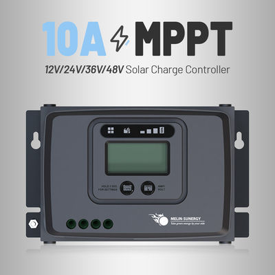 10A Controlador de carga solar MPPT com proteção IP43 de tensão de entrada de 100 V