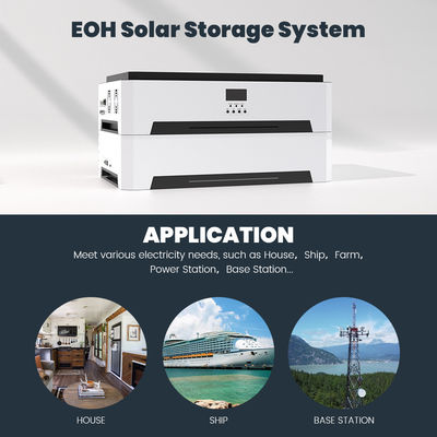 Bom preço Home LiFePO4 Bateria Sistema de armazenamento de energia solar com 10KW Inverter de onda senoide pura e 6000 reciclagens on-line