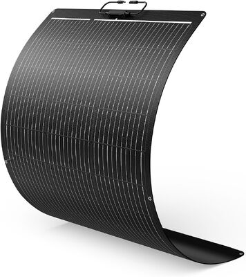 Bom preço Painel solar semi-flexível de 100W painéis solares fotovoltaicos flexíveis para caravanas, RVs, barcos, vans on-line