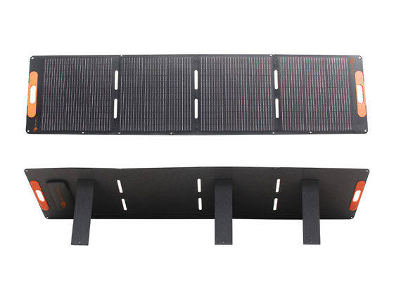 Painel solar dobrável portátil IP65 à prova d'água de 200W com revestimento ETFE e PVC 600D para carregamento eficiente em acampamentos