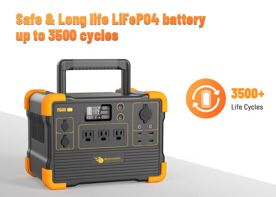 Bom preço gerador solar de bateria de lítio para exterior com até 300W de painel solar e ecrã LCD on-line