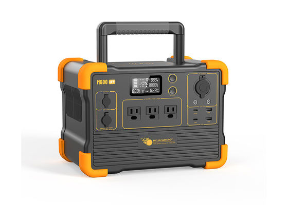 Compacto LFP Bateria de Lítio Gerador Solar Portátil Com Inversor 1200W E Bateria 614Wh