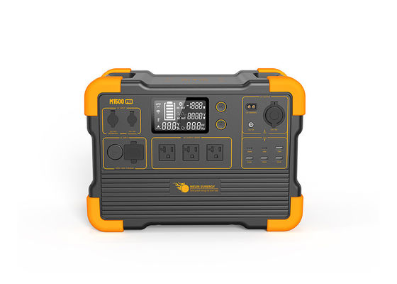 Gerador solar UPS portátil de 2000W com capacidade de bateria de 1450Wh