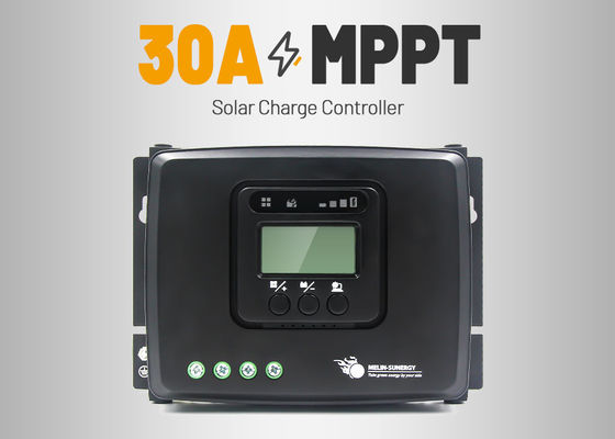 30A 12V 24V Controlador de Carga Solar de Alta Eficiência MPPT para RV