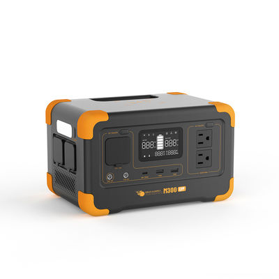 Pequeno gerador solar de bateria de lítio de 300 W Lifepo4 Gerador de acampamento solar portátil