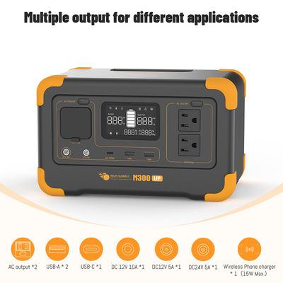 100W LFP Bateria de íons de lítio Gerador solar Armazenamento de energia solar Opções de energia múltiplas