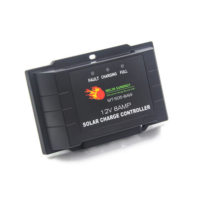 Bom preço 8A Smart 5 Stage PWM Regulador de painel solar Controlador de carga 12V 24V Voltagem do sistema automático on-line