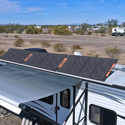 Bom preço Kit de painéis solares dobráveis portáteis monocristalinos IP65 300W com tampa frontal de ETFE on-line