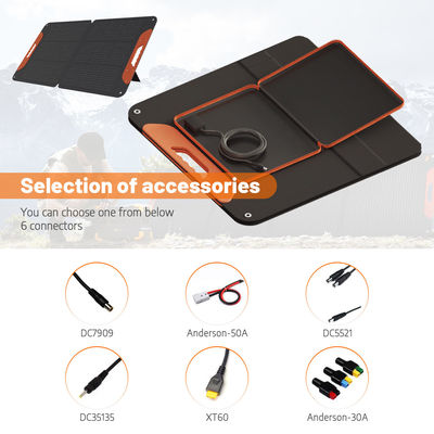 Bom preço Painéis Solares Portáteis Dobráveis de 120W com 3 Anos de Garantia e Saída de 6A para Camping e RV on-line