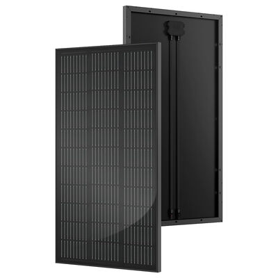 Bom preço Painel Solar Sólido Preto Inteiro de 130 Watts 20 Volts Painéis Solares Monocristalinos Premium para RV, Camper, Marítimo, Telhado Doméstico on-line